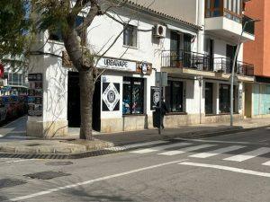 Retail shop position on the main street near the sea shore